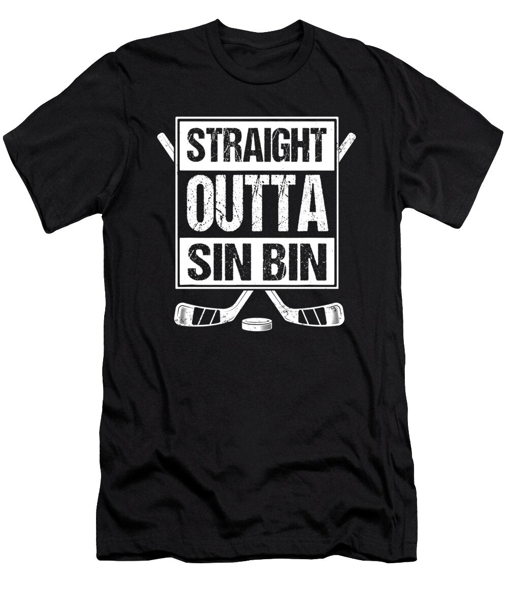 1 Funny Ice Hockey Player Sin Bin Me T-Shirt