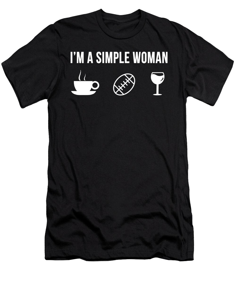 1 Funny Rugby Athlete Sports Simple Man Lukas Davis T-Shirt