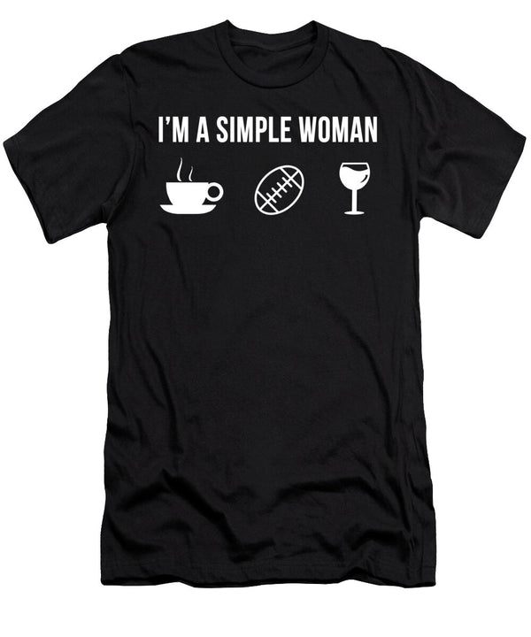 1 Funny Rugby Athlete Sports Simple Man Lukas Davis T-Shirt