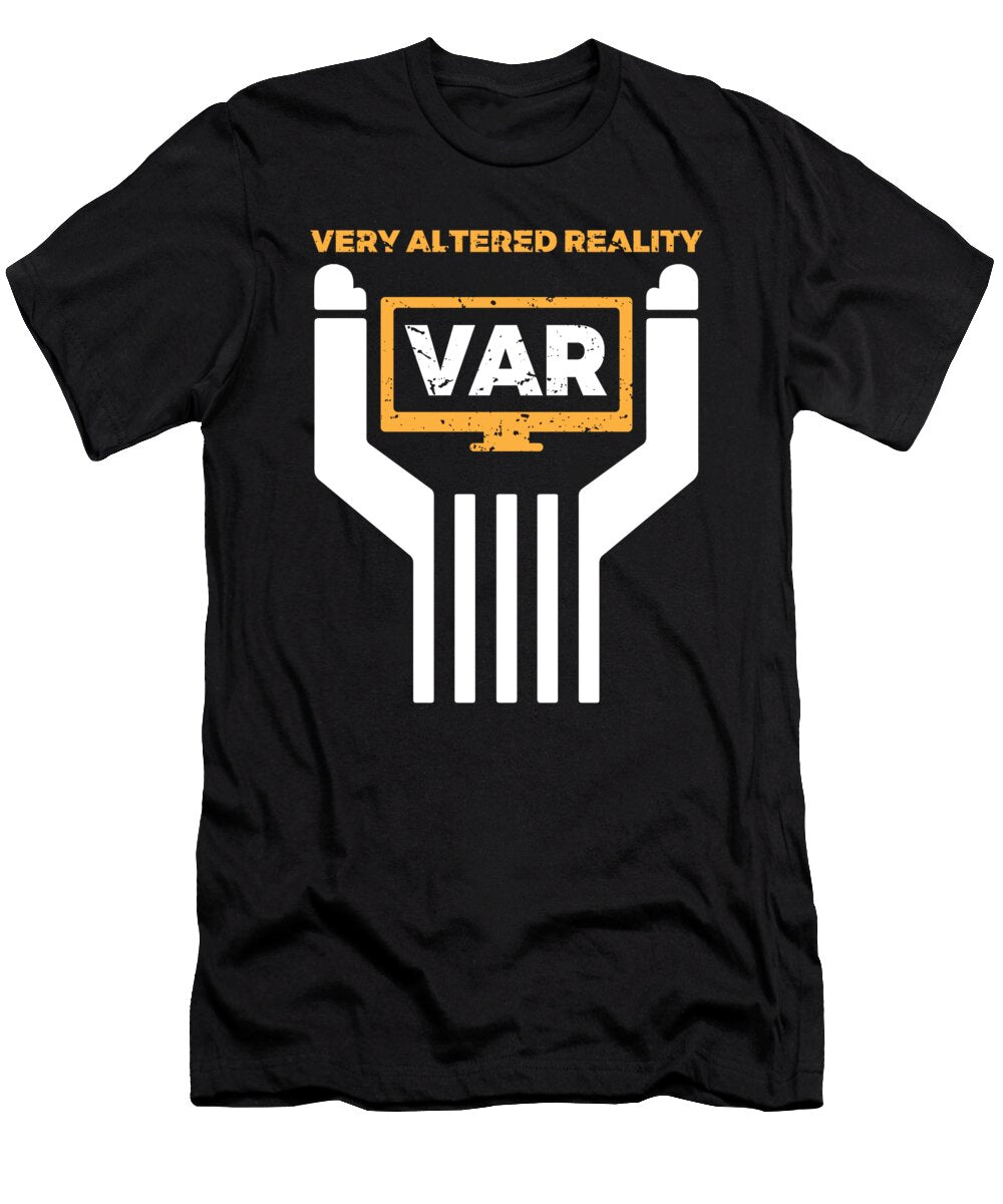 1 Funny Soccer Referee Gift Var Video Assistant Martin Hicks T-Shirt