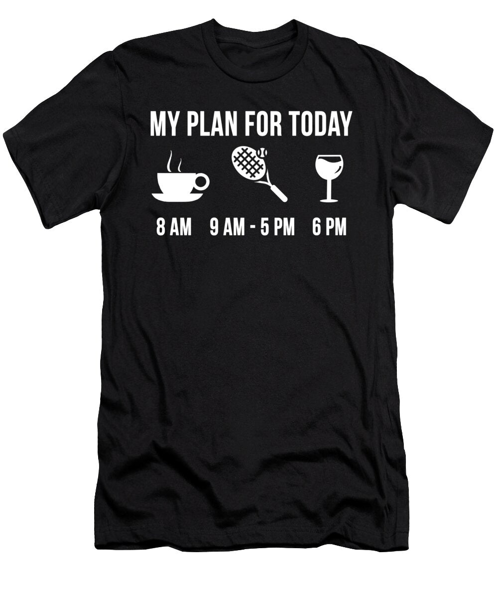 1 Funny Volleyball Athlete Sports My Plan for Today Lukas Davis T-Shirt