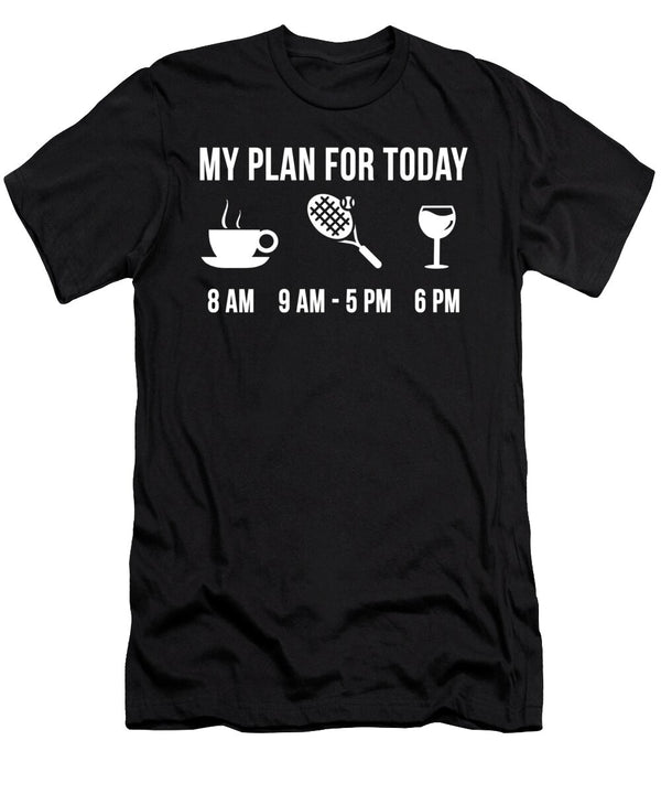 1 Funny Volleyball Athlete Sports My Plan for Today Lukas Davis T-Shirt