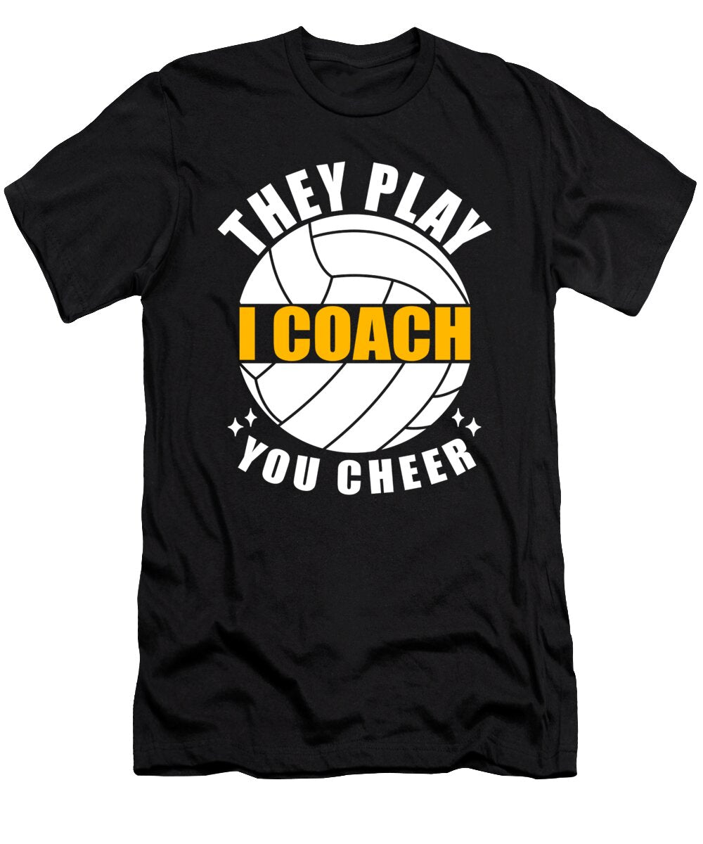 1 Funny Volleyball Coach Me T-Shirt