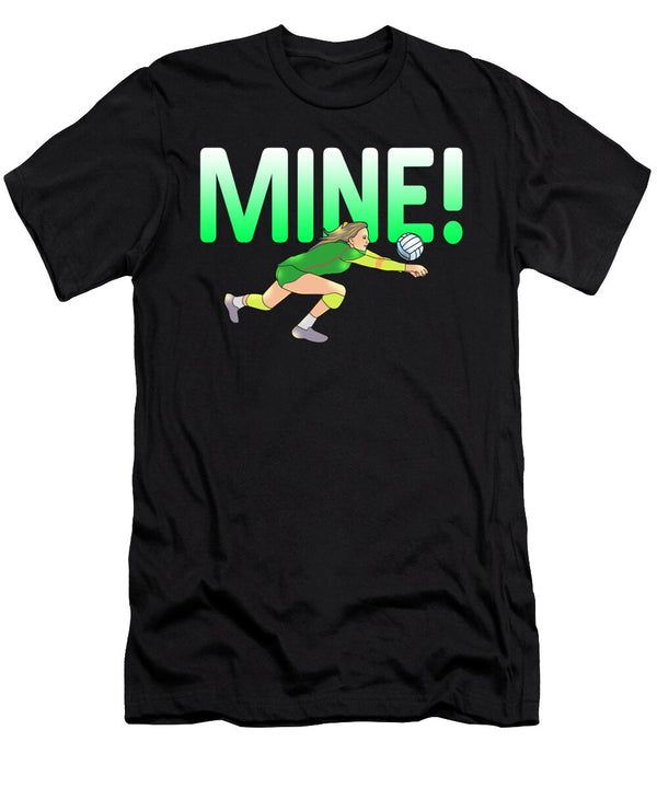 1 Funny Volleyball Player Beach Vball Its Mine Gift Muc Designs T-Shirt
