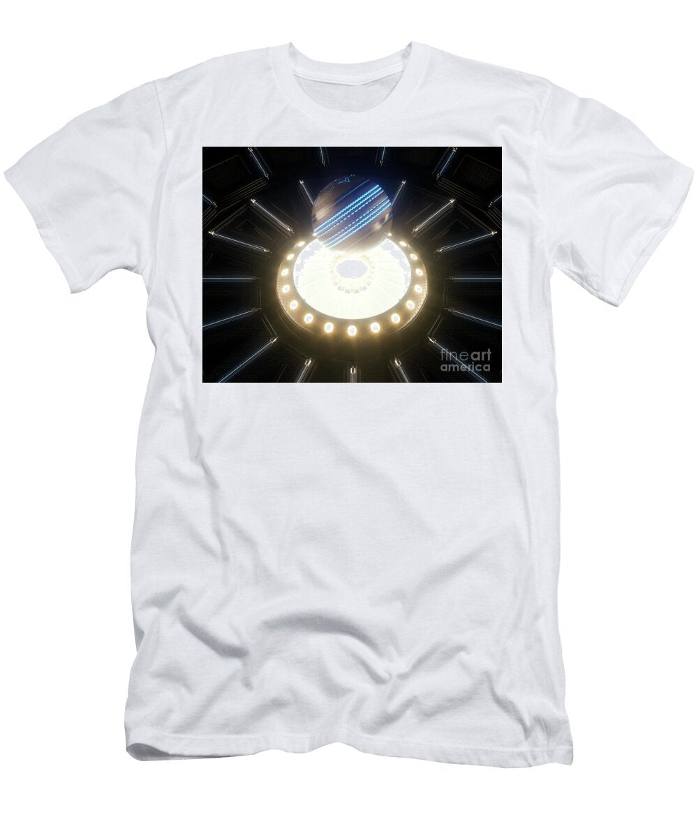 1 Futuristic Cricket Ball and Stage Allan Swart T-Shirt