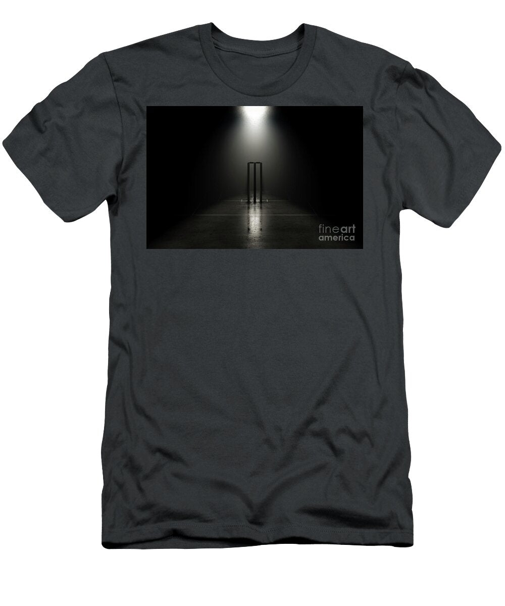 1 Futuristic Cricket Wickets Allan Swart T-Shirt