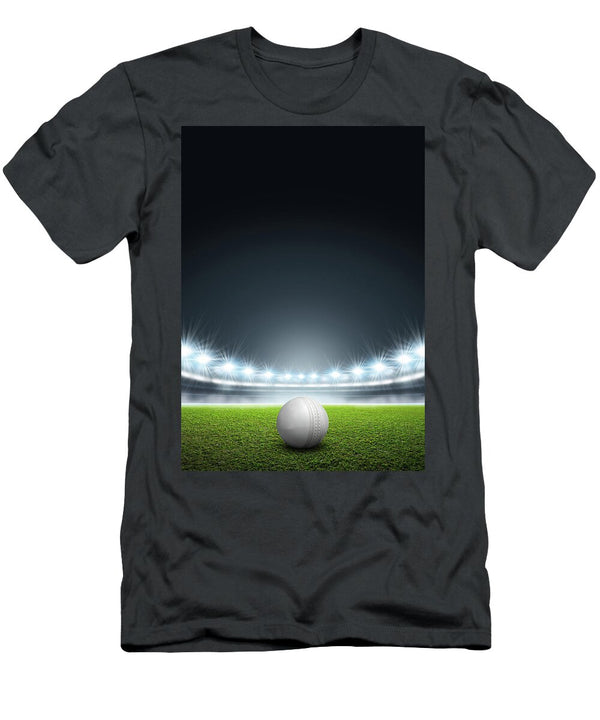 1 Generic Floodlit Stadium with Cricket Ball Allan Swart T-Shirt