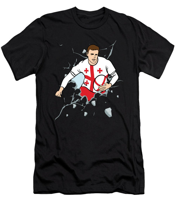 1 Georgia Rugby Union Jersey 2019 Fans Kit for Georgian Supporters Players Coaches and Teams Martin Hicks T-Shirt