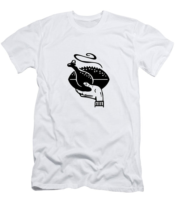 1 Hand Holding a Football Turkey Csa Images T-Shirt
