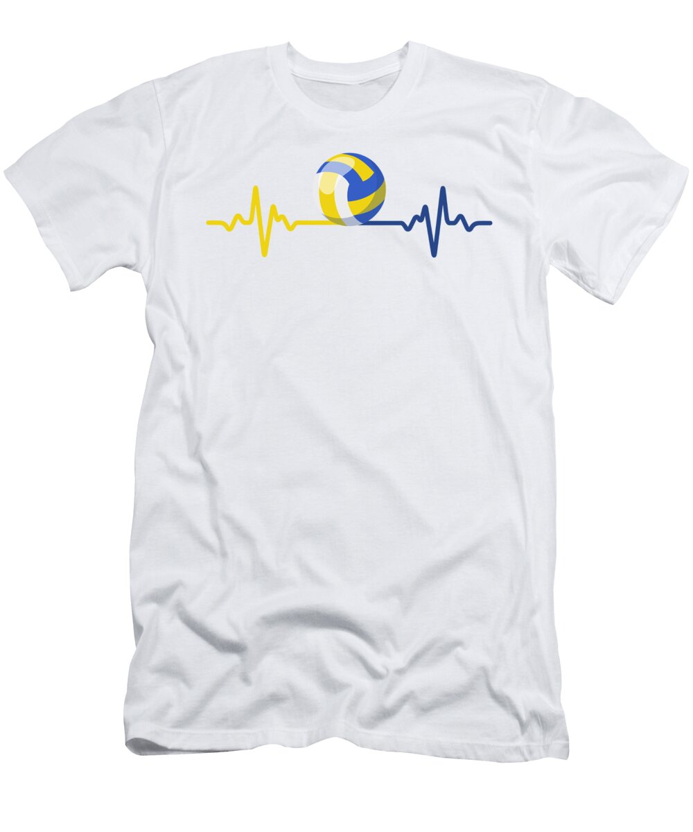 1 Heartbeat Volleyball Steven Zimmer T-Shirt