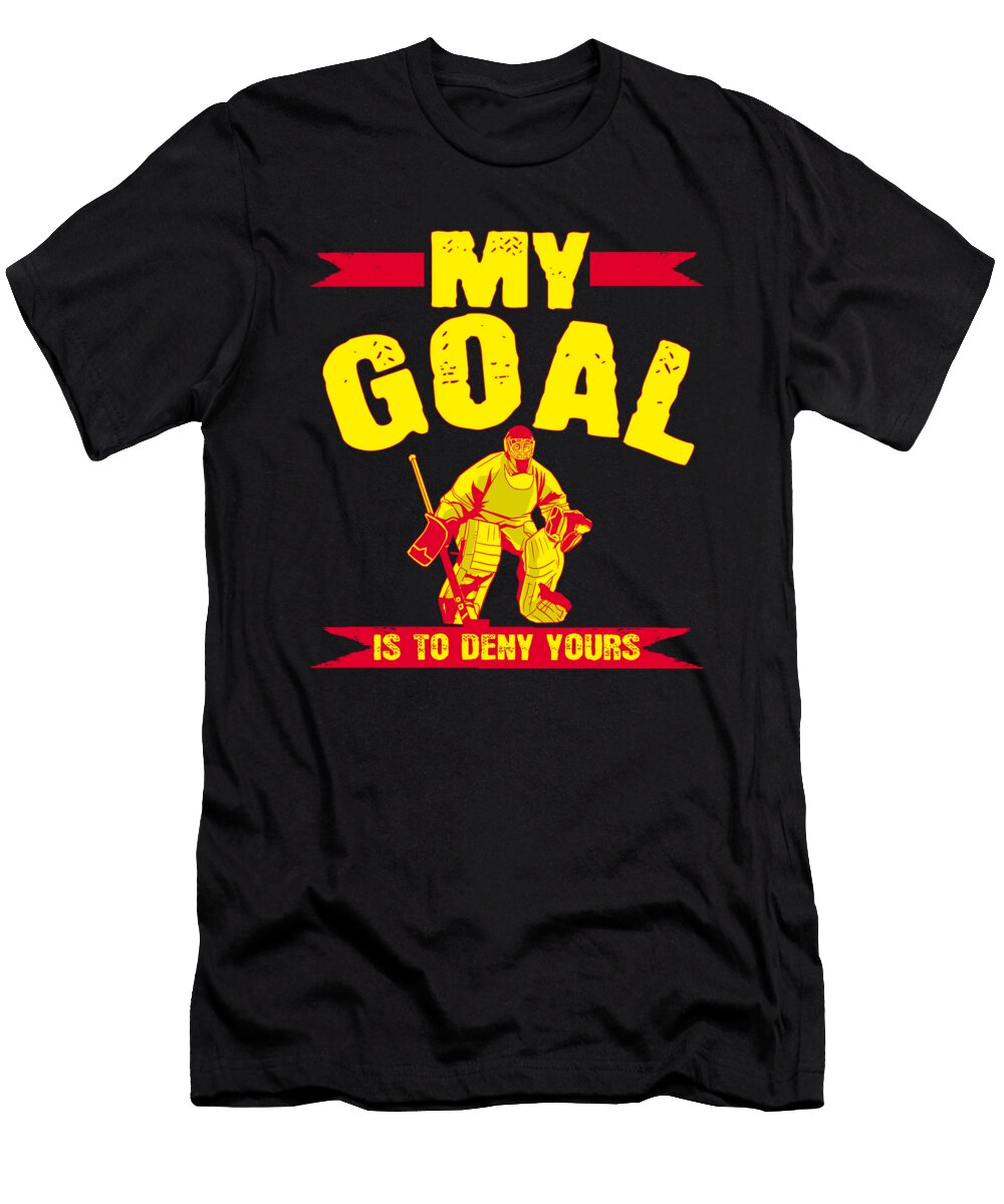 1 Hockey Gift Hockey Goalie Raphaelartdesign T-Shirt