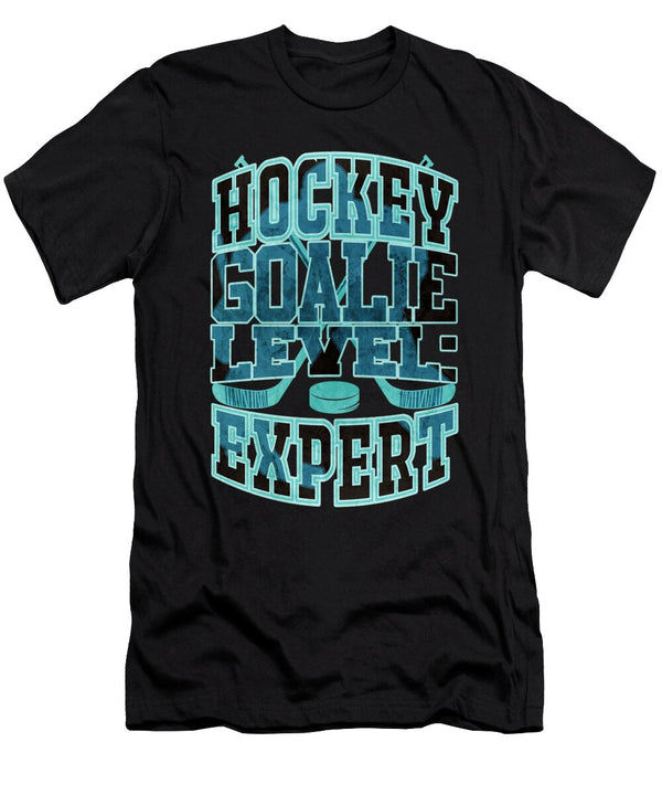 1 Hockey Goalie Gift Hockey Goalie Level Expert Ice Hockey Kanig Designs T-Shirt