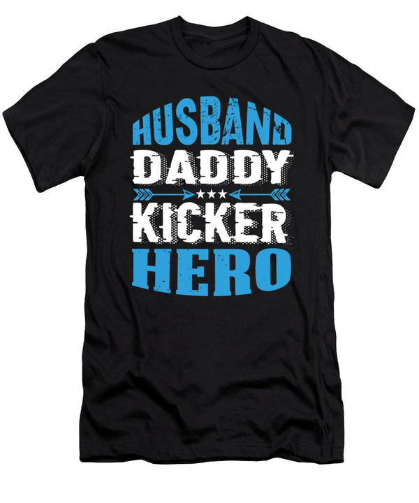 1 Husband Daddy Kicker Hero Steven Zimmer T-Shirt
