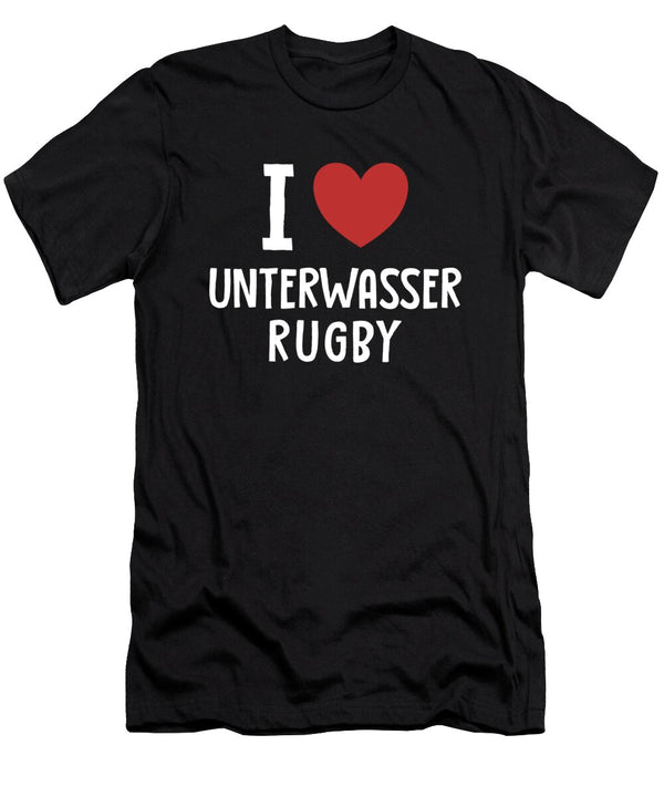 1 I Love Unterwasser Rugby Uwr Scuba Diver Underwater Rugby Marco Rothe T-Shirt