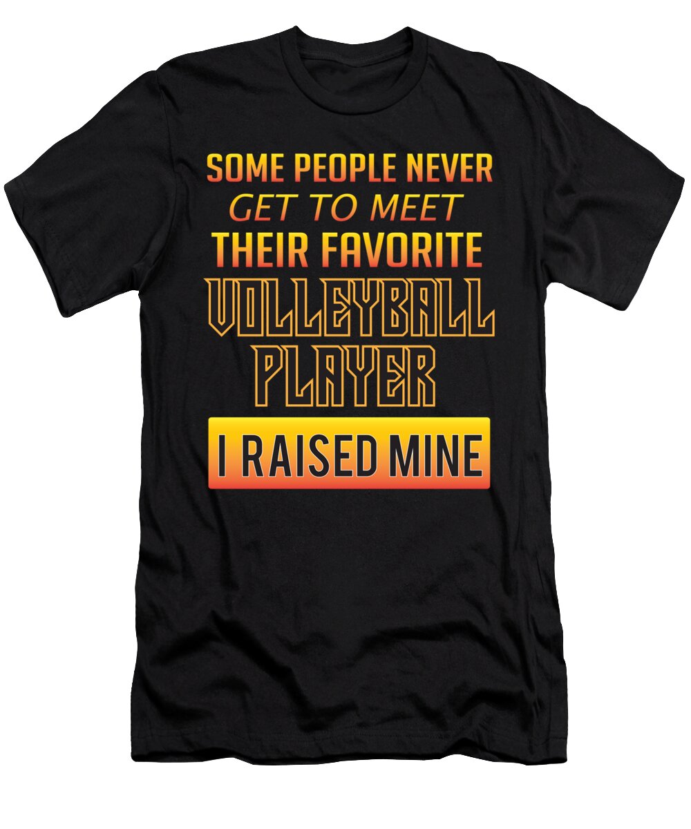 1 I Love Volleyball Team Player Ball Teequeen2603 T-Shirt