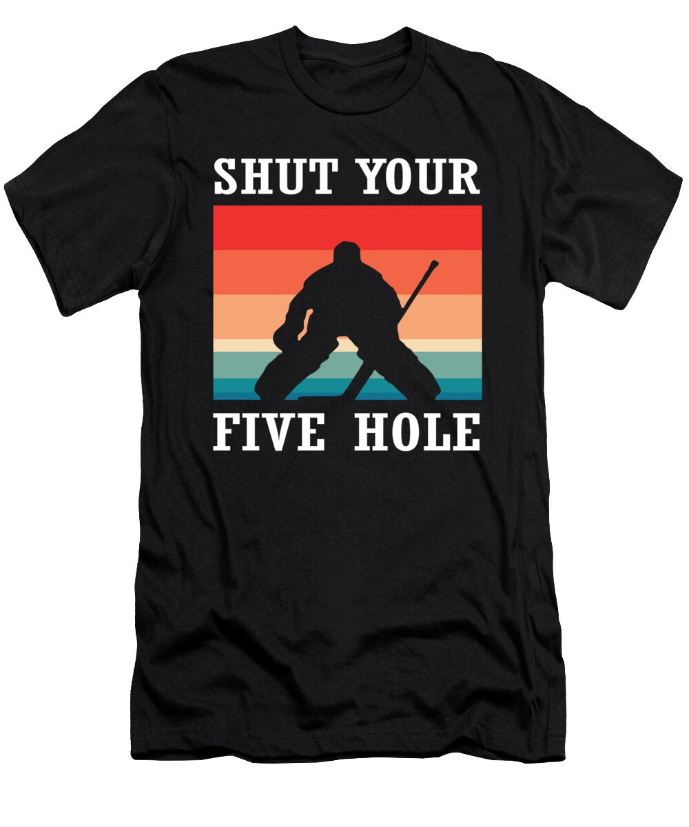 1 Ice Hockey Player Goalie Gift for Ice Hockey Dad Raphaelartdesign T-Shirt