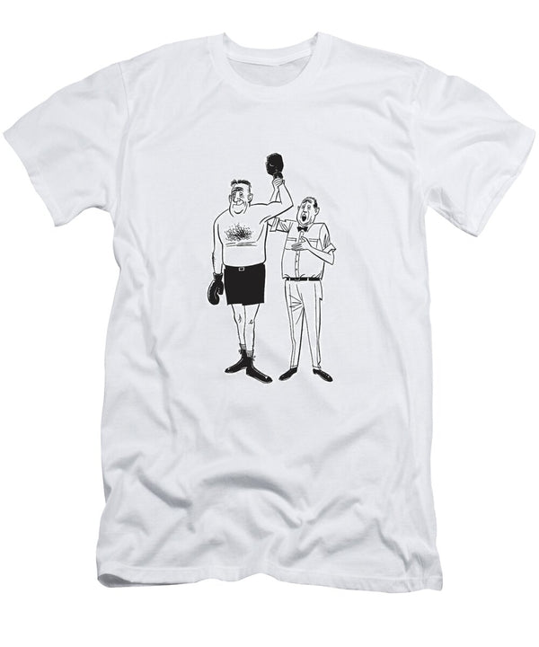 1 Judge Raising Arm of Victorious Boxer Csa Images T-Shirt