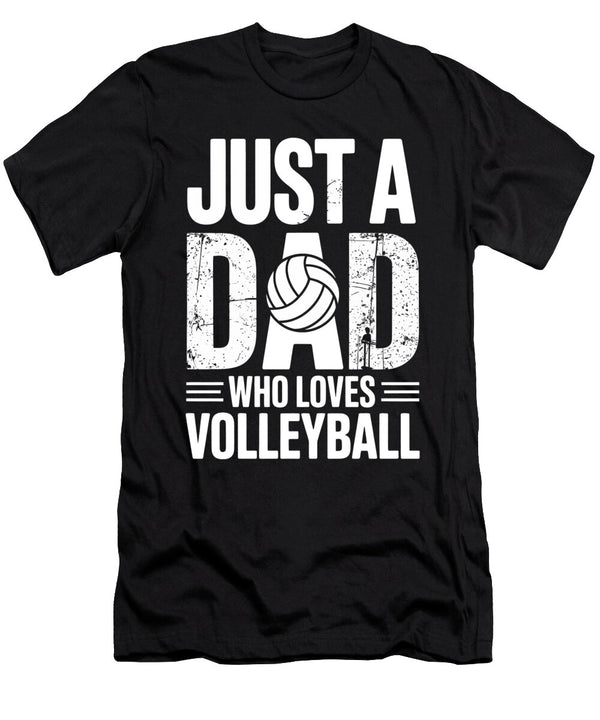 1 Just a Dad Who Loves Volleyball Joanna Redesiuk T-Shirt