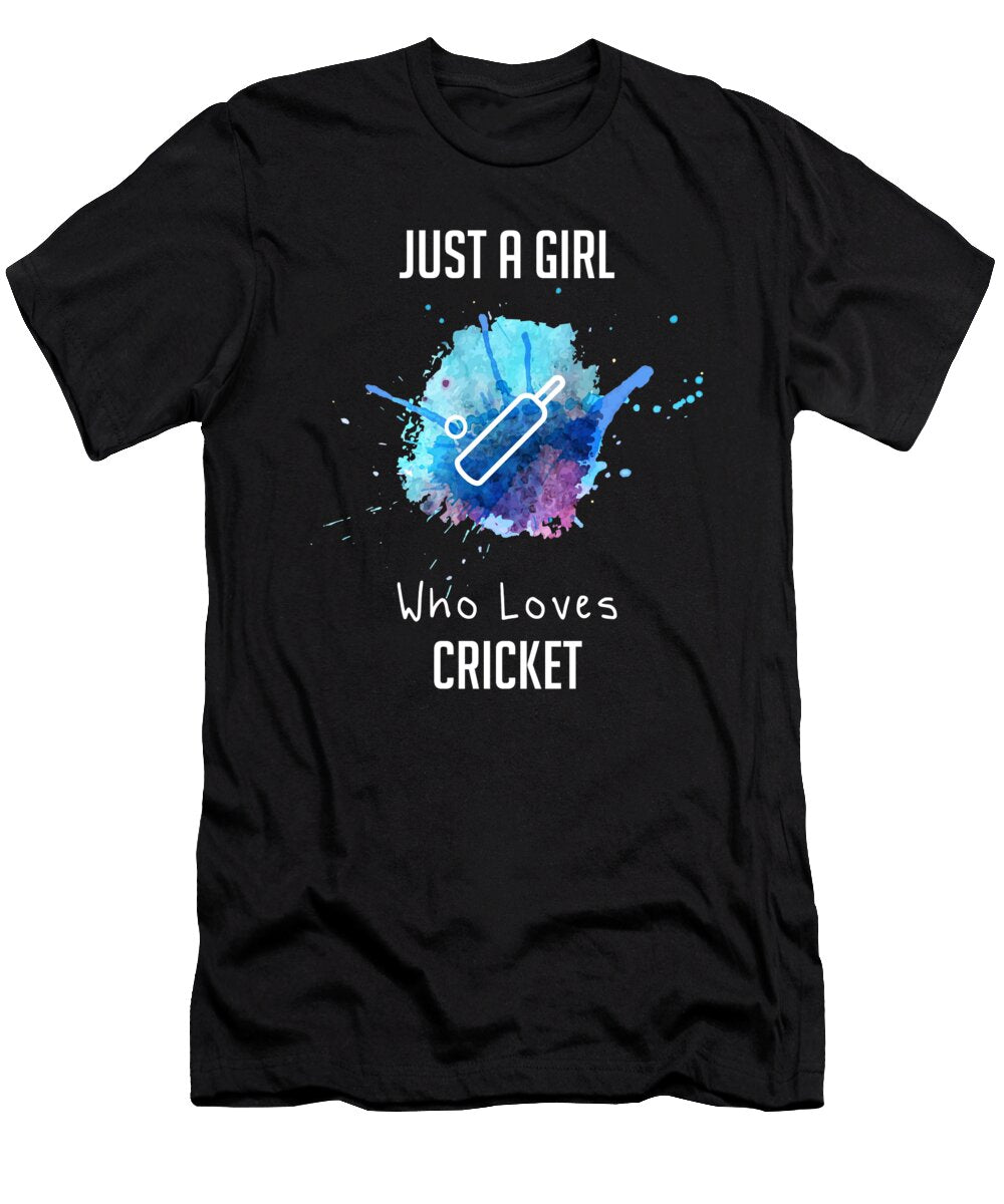 1 Just a Girl Who Loves Cricket Cynto T-Shirt