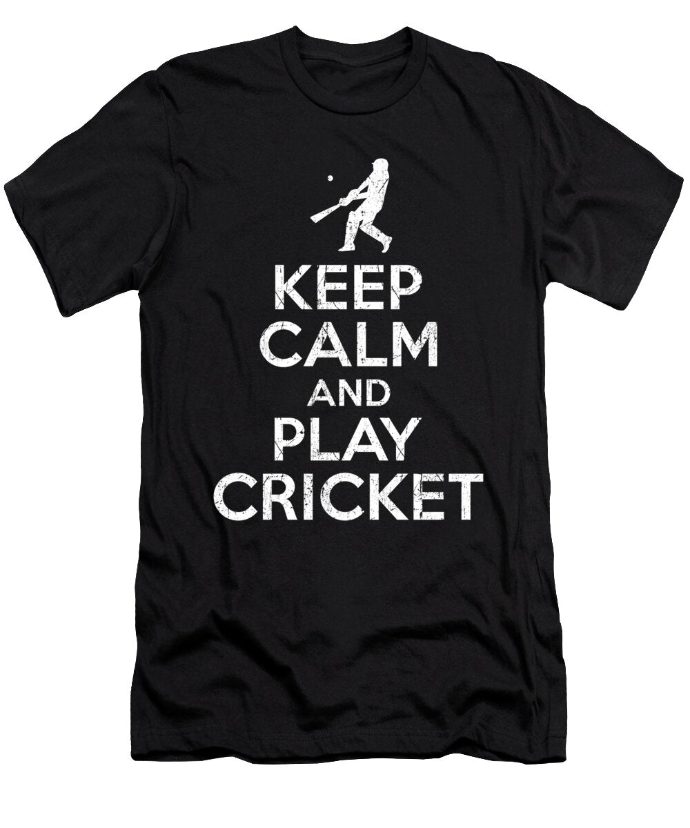 1 Keep Calm and Play Cricket Manuel Schmucker T-Shirt
