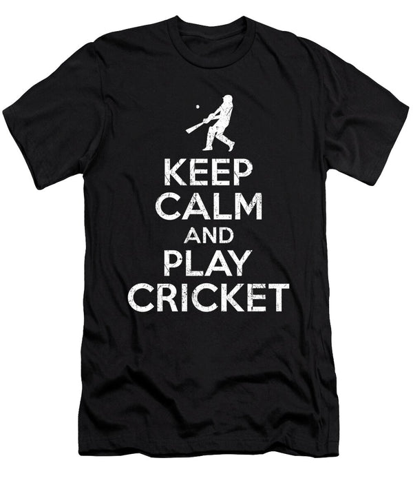 1 Keep Calm and Play Cricket Manuel Schmucker T-Shirt
