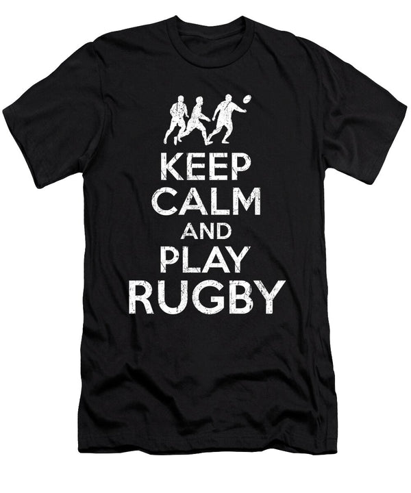 1 Keep Calm and Play Rugby Manuel Schmucker T-Shirt