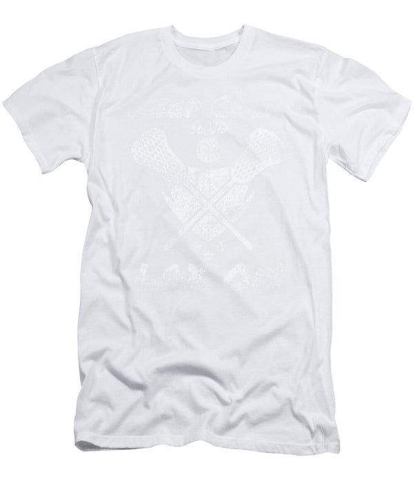 1 Lacrosse Keep Calm and Lax on Lacrosse Sport Goat Lacrosse Player Lacrosse Game Relax Steeze Kanig Designs T-Shirt