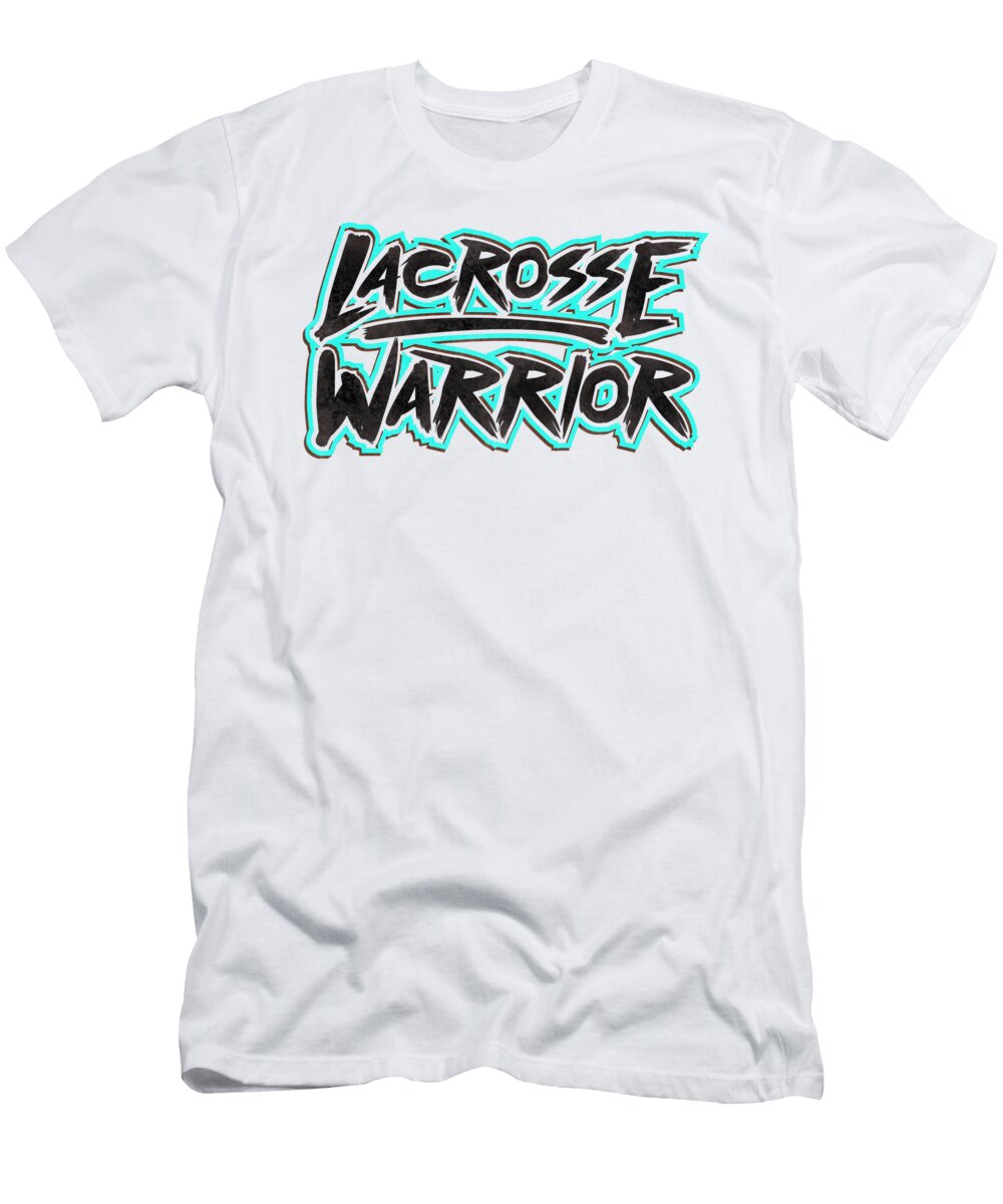 1 Lacrosse Player Gift Lacrosse Warrior Goat Lacrosse Player Kanig Designs T-Shirt