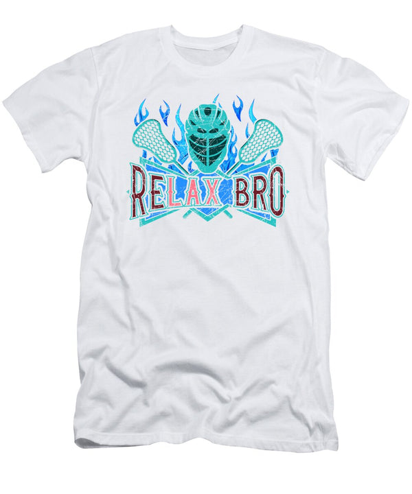 1 Lacrosse Player Relax Bro Lacrosse Team Kanig Designs T-Shirt