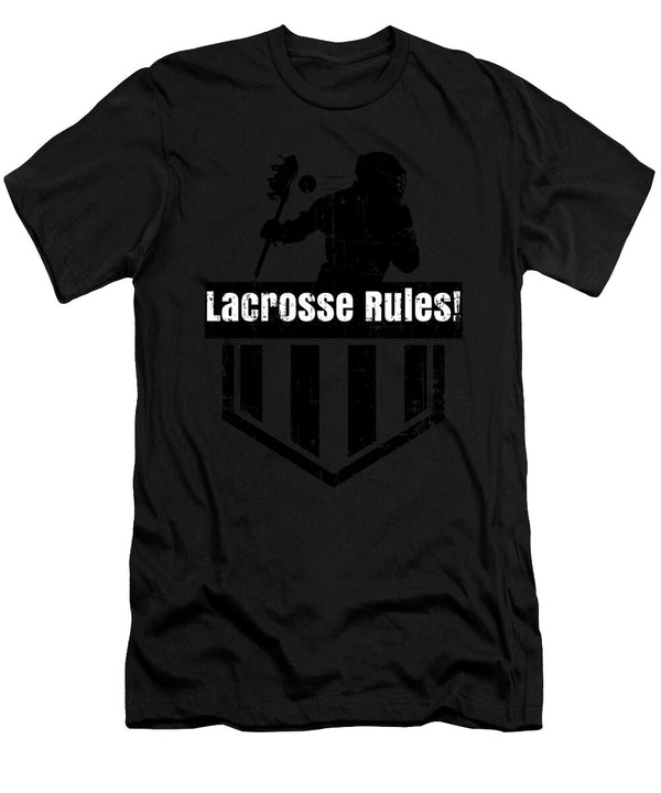 1 Lacrosse Rules Lax Sport Goat Lacrosse Player Lacrosse Game Relax Steeze Kanig Designs T-Shirt