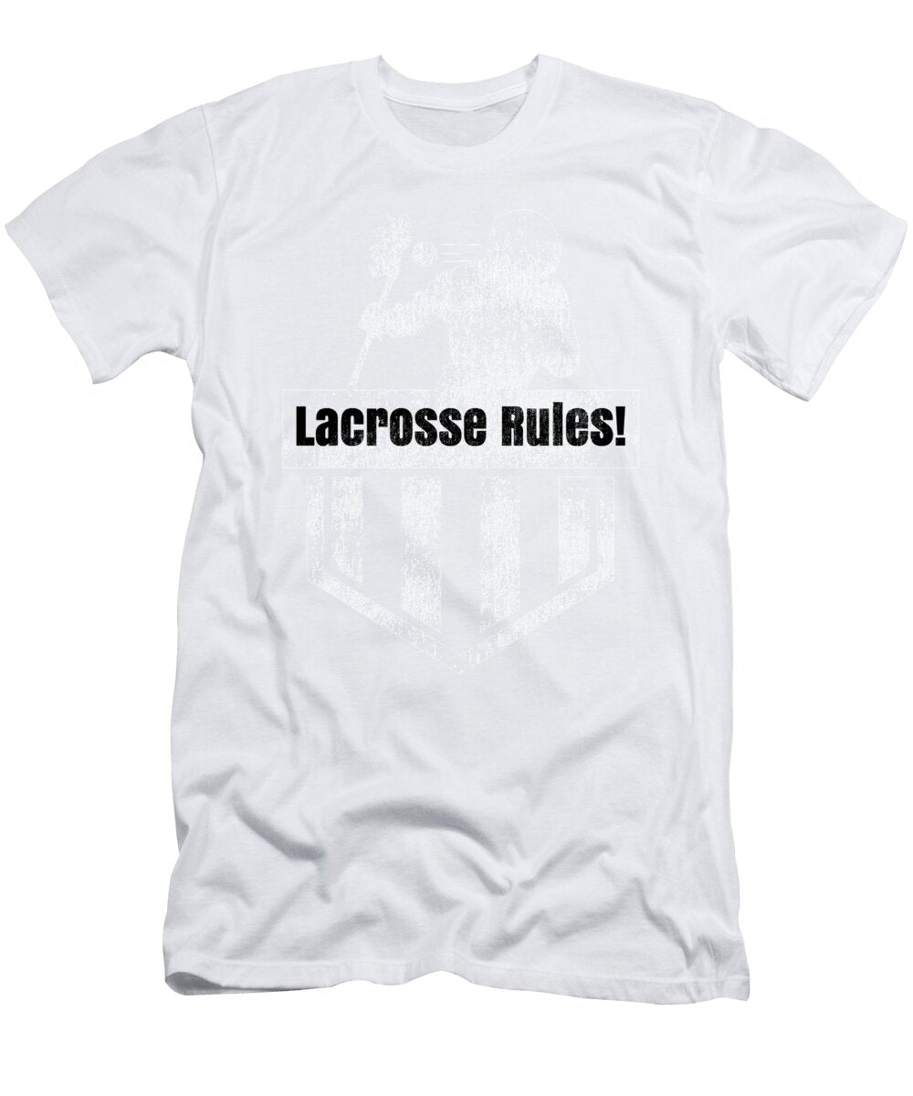 1 Lacrosse Rules Lax Sport Goat Lacrosse Player Lacrosse Game Steeze Relax Kanig Designs T-Shirt