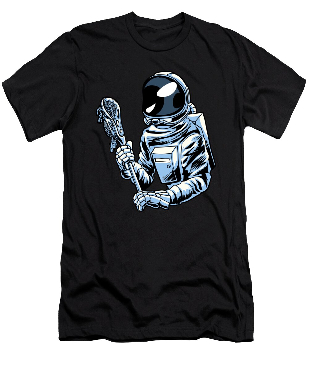1 Lacrosse Sport Lacrosse Crazy Squirrel T-Shirt