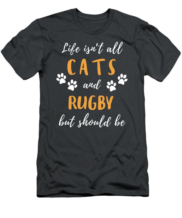 1 Life Is Not All Dogs and Rugby Funny Awesome Store T-Shirt