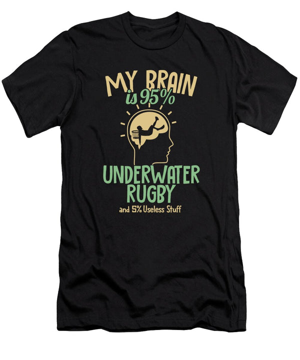 1 My Brain Is 95 Underwater Rugby Uw Rugby Underwater Rugby Marco Rothe T-Shirt