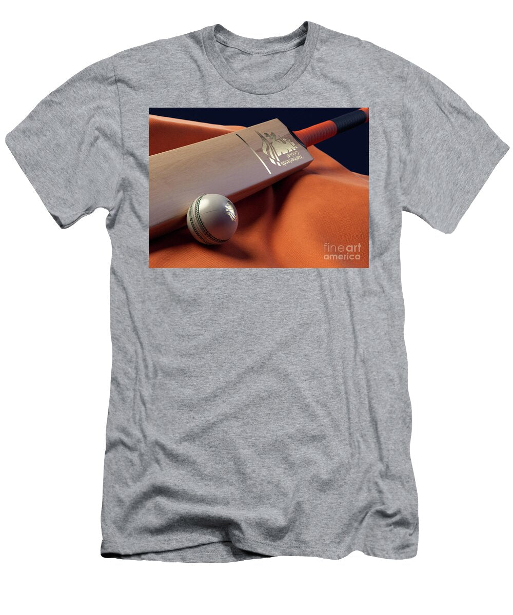 1 Netherlands Cricket Ball Bat and Fabric Allan Swart T-Shirt