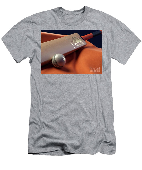 1 Netherlands Cricket Ball Bat and Fabric Allan Swart T-Shirt