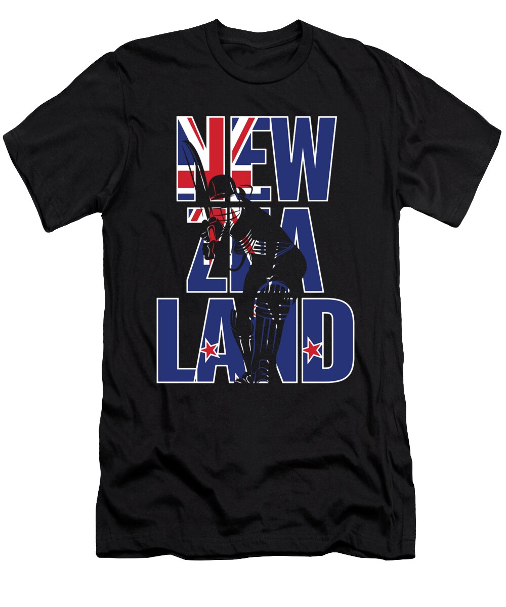 1 New Zealand Cricket Kit 2019 All Blacks International Fans Gift Martin Hicks T-Shirt