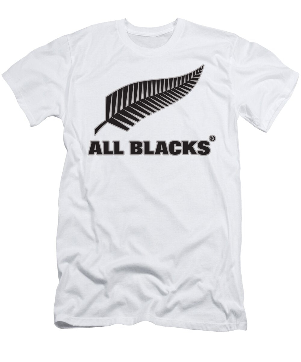 1 New Zealand Rugby Logo the Silver Fern Arial Damente T-Shirt