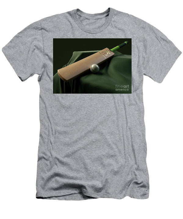 1 Pakistan Cricket Ball Bat and Fabric Allan Swart T-Shirt