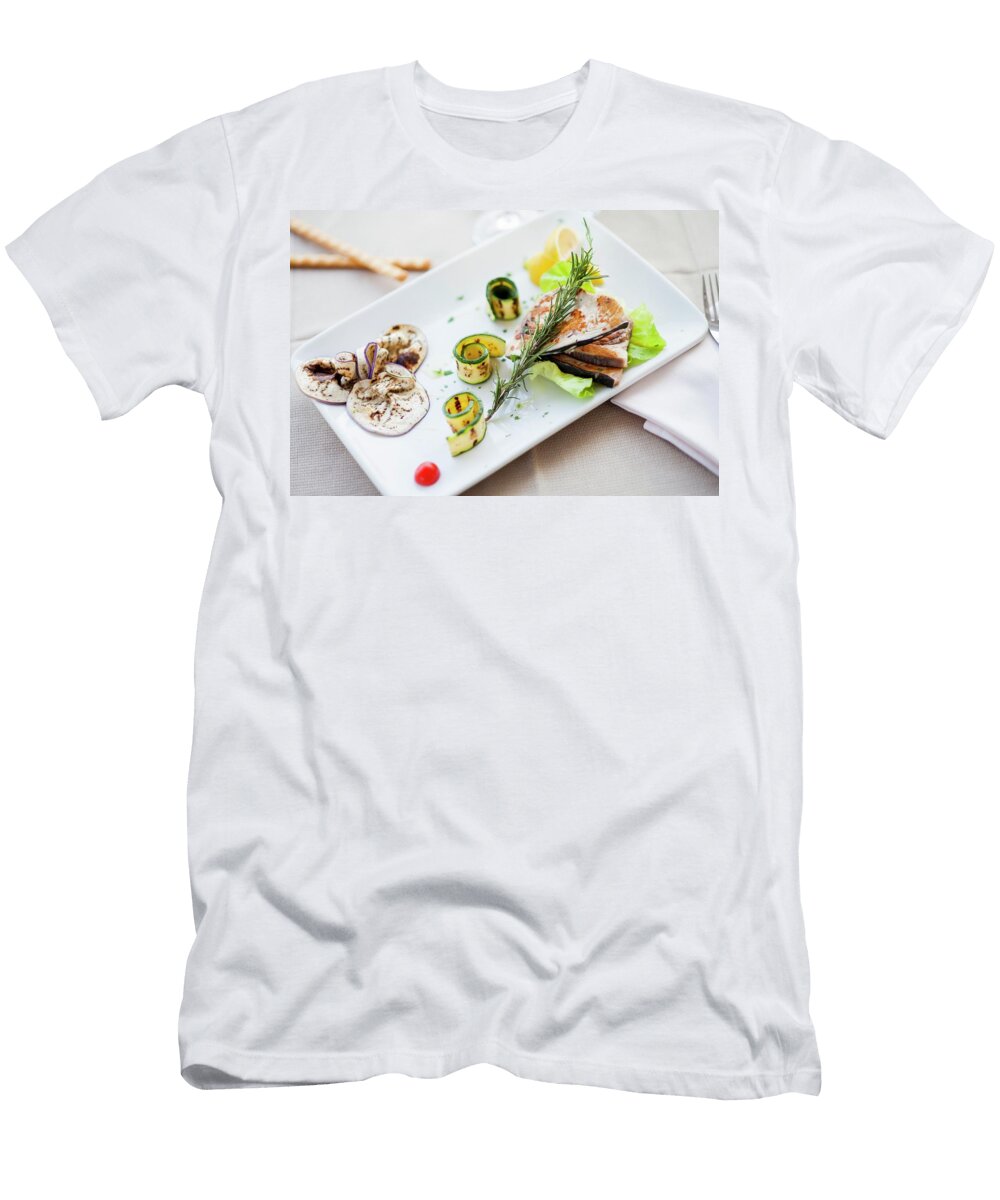 1 Pesce Spada Grigliato Grilled Swordfish Italy Imagerie T-Shirt