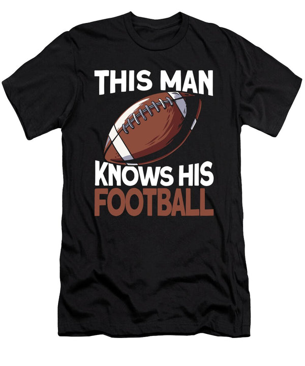 1 Player Footballer American Football Crazy Squirrel T-Shirt