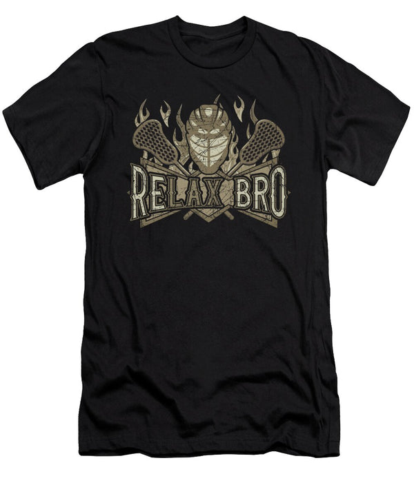 1 Relax Bro Lacrosse Lover Lacrosse Player Kanig Designs T-Shirt