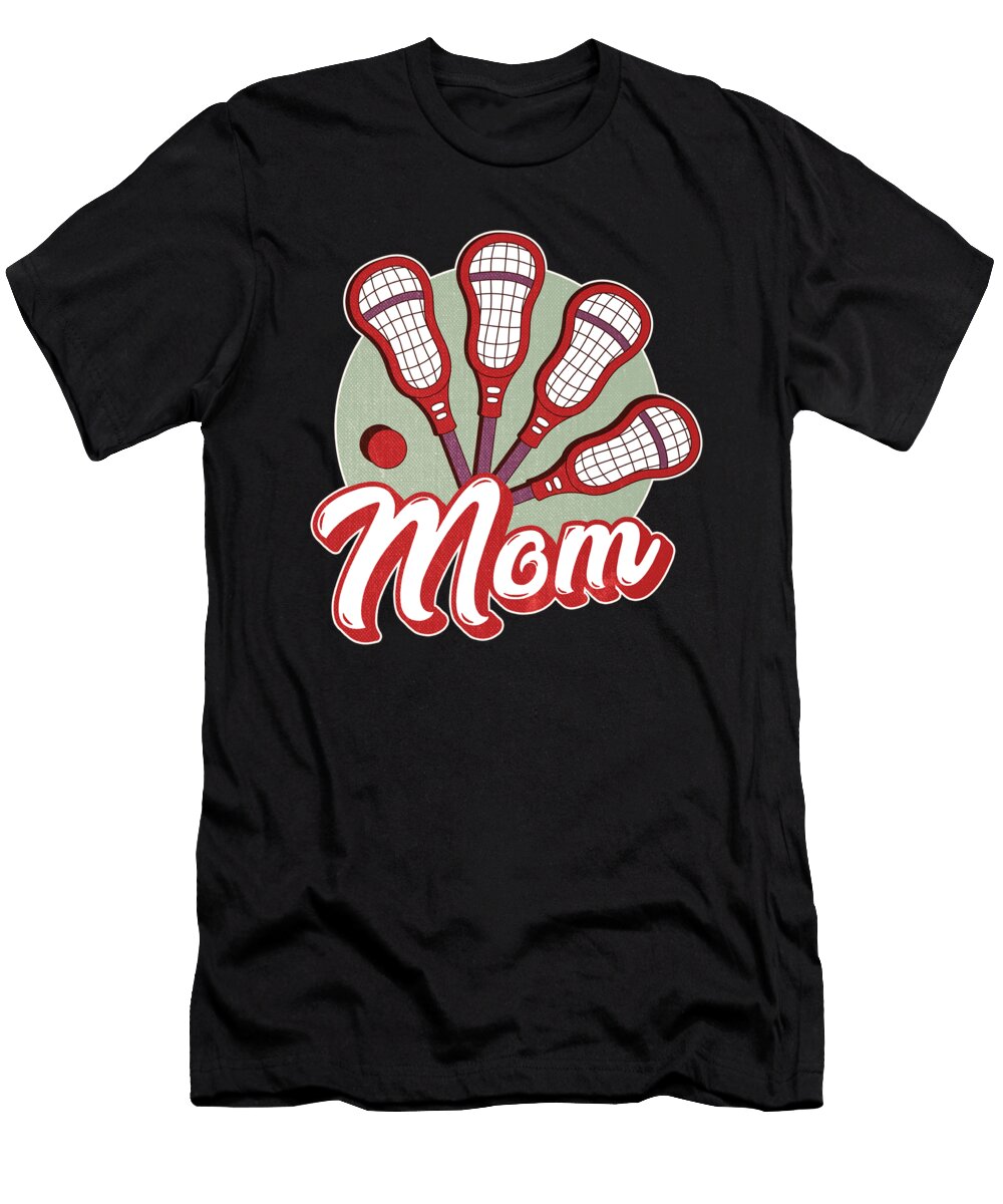 1 Retro Lacrosse Vintage Lacrosse Crazy Squirrel T-Shirt