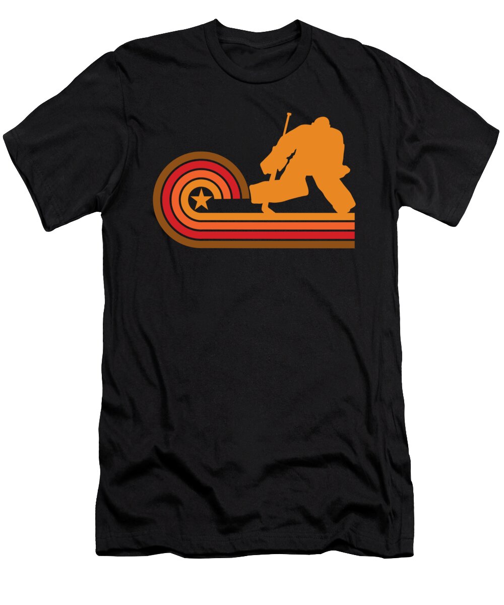 1 Retro Style Hockey Goalie Vintage Kevin Garbes T-Shirt