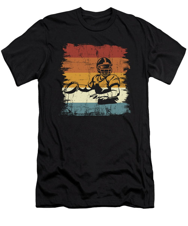 1 Retro Vintage Football Quarterback Greenoptix T-Shirt
