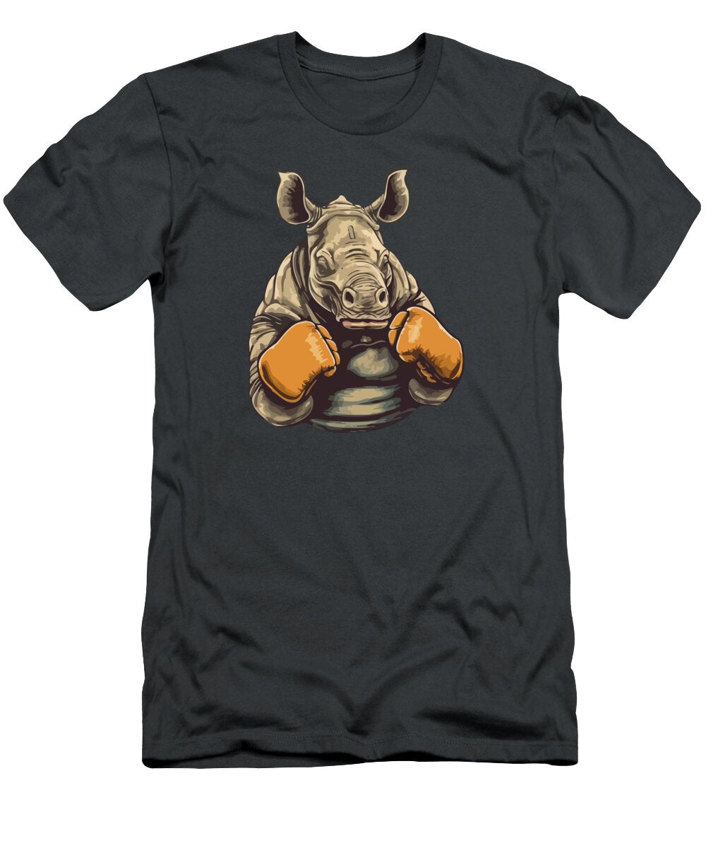 1 Rhino Boxer Amir Faysal T-Shirt