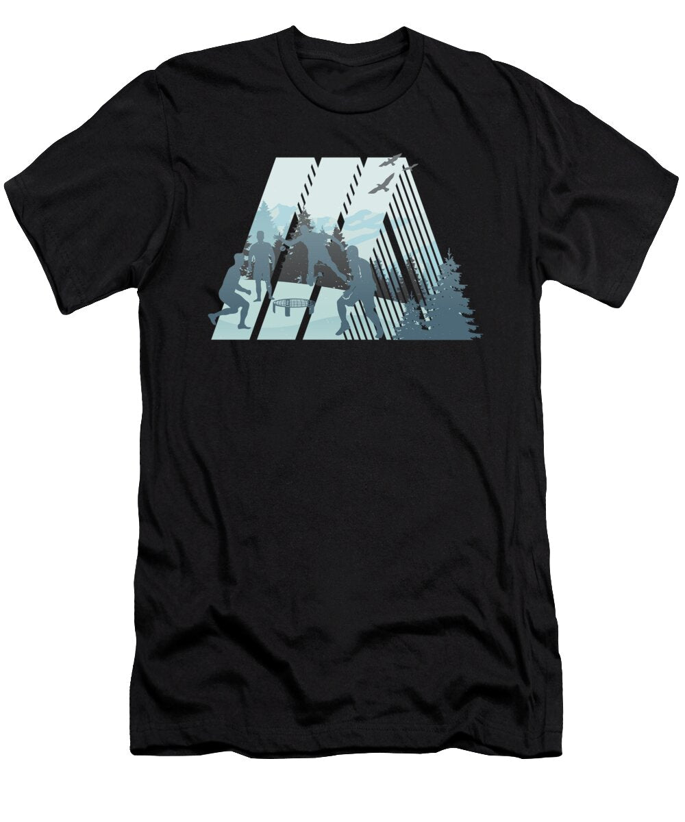 1 Roundnet Wonderful Nature Greenoptix T-Shirt