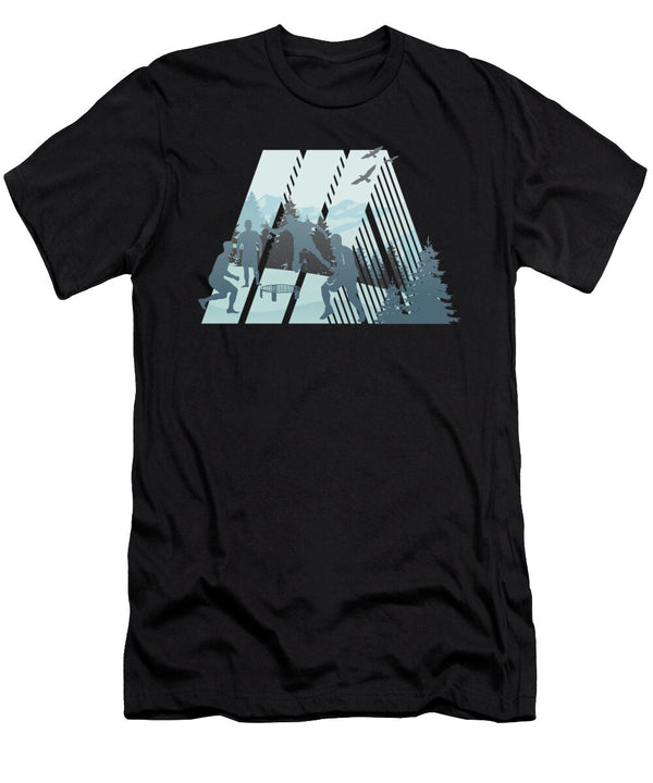 1 Roundnet Wonderful Nature Greenoptix T-Shirt