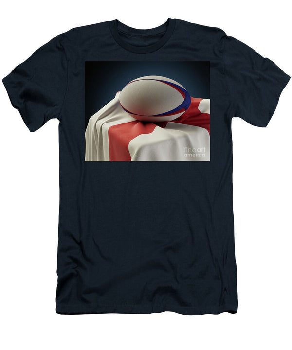 1 Rugby Ball and England Flag Allan Swart T-Shirt