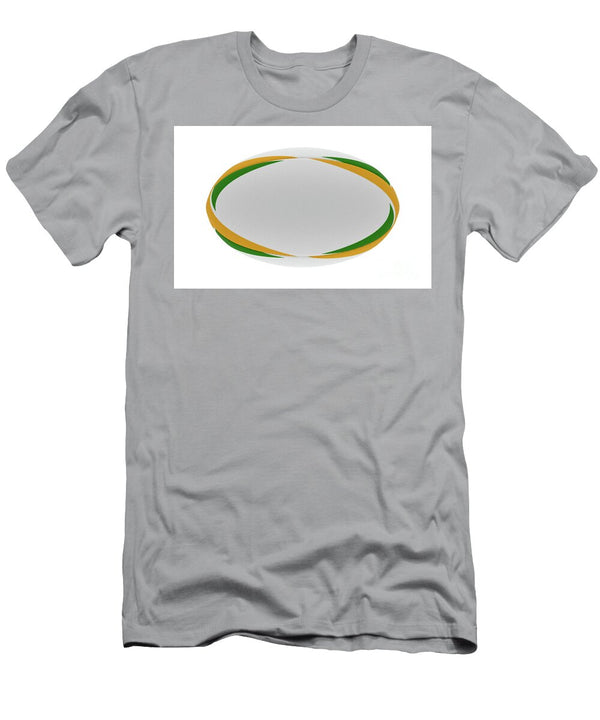 1 Rugby Ball Yellow Green Design Allan Swart T-Shirt